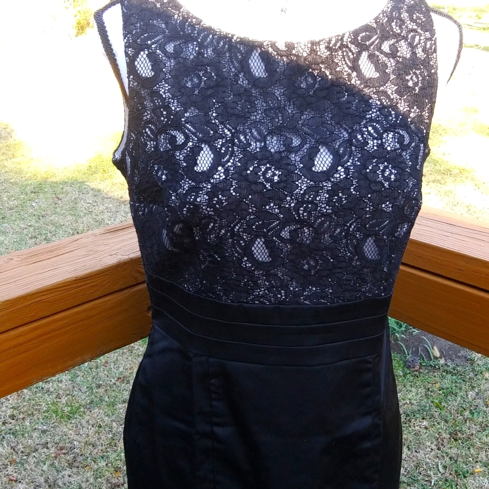 Black evening dress